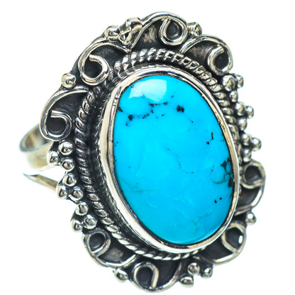 Tibetan Turquoise Rings handcrafted by Ana Silver Co - RING56633