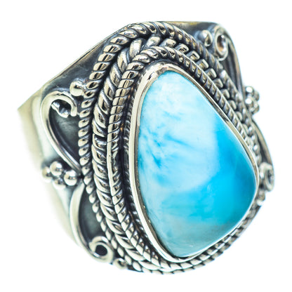 Larimar Rings handcrafted by Ana Silver Co - RING56634