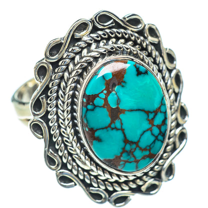 Tibetan Turquoise Rings handcrafted by Ana Silver Co - RING56640