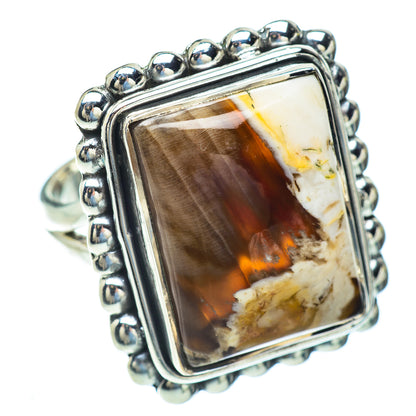 Peanut Wood Jasper Rings handcrafted by Ana Silver Co - RING56646