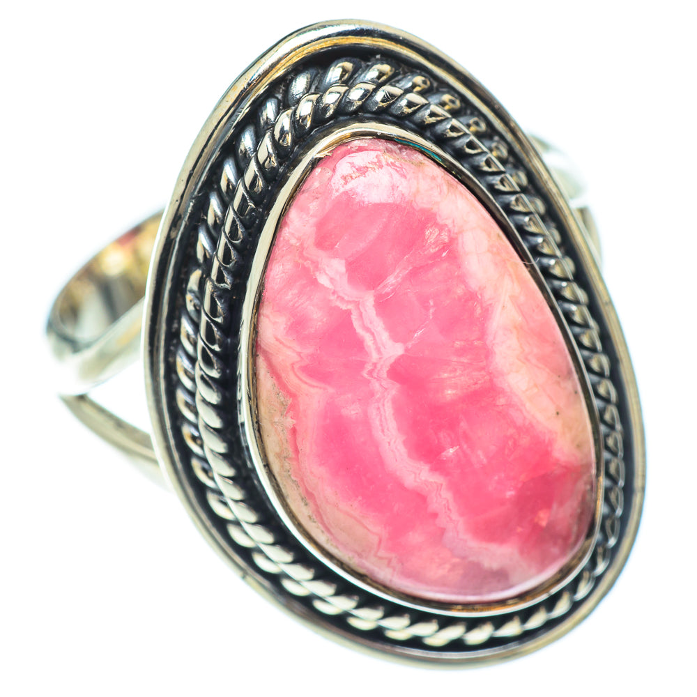 Rhodochrosite Rings handcrafted by Ana Silver Co - RING56650