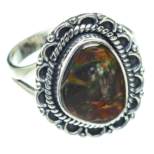 Ammolite Rings handcrafted by Ana Silver Co - RING56662