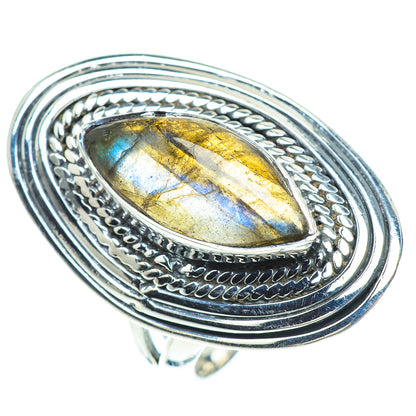 Labradorite Rings handcrafted by Ana Silver Co - RING56668