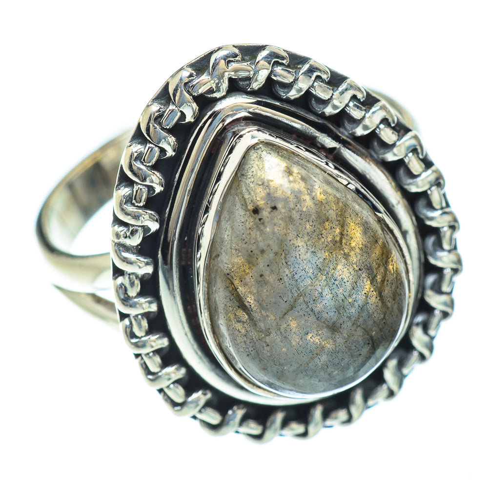 Labradorite Rings handcrafted by Ana Silver Co - RING56673