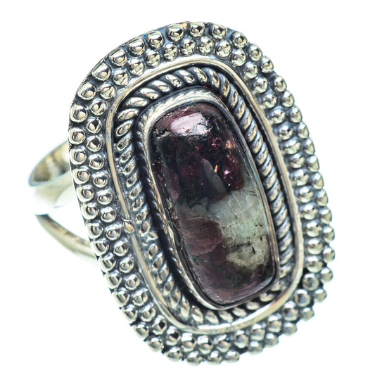 Russian Eudialyte Rings handcrafted by Ana Silver Co - RING56689