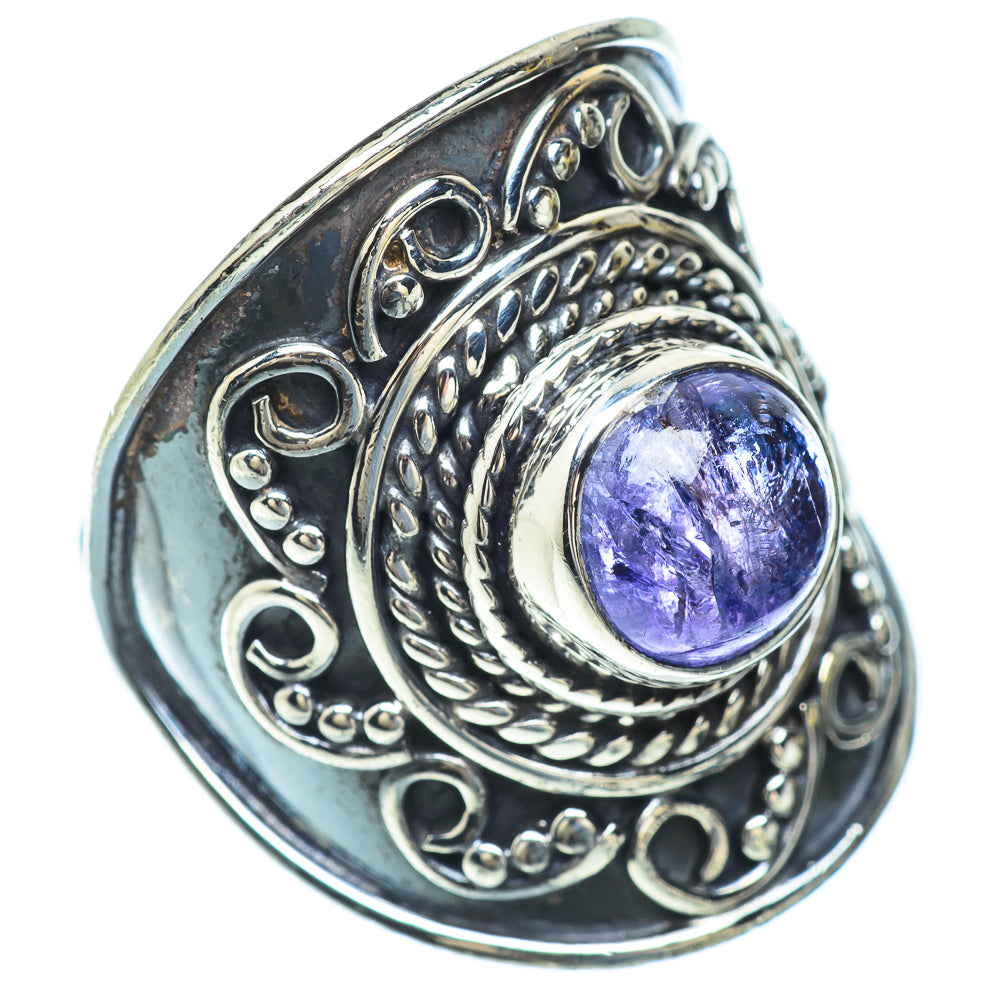 Natural Tanzanite Rings handcrafted by Ana Silver Co - RING56692