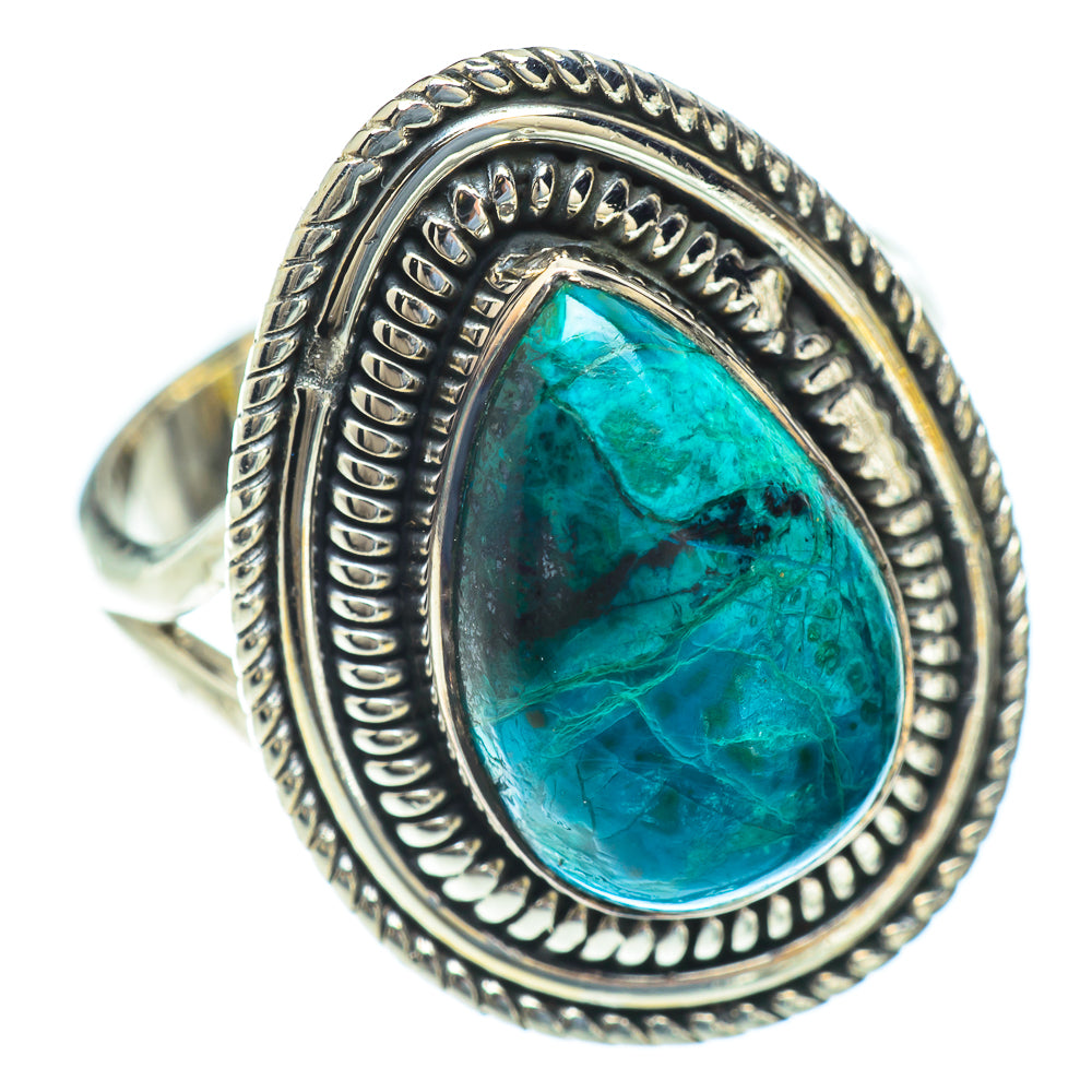 Chrysocolla Rings handcrafted by Ana Silver Co - RING56700