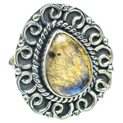 Labradorite Rings handcrafted by Ana Silver Co - RING56706