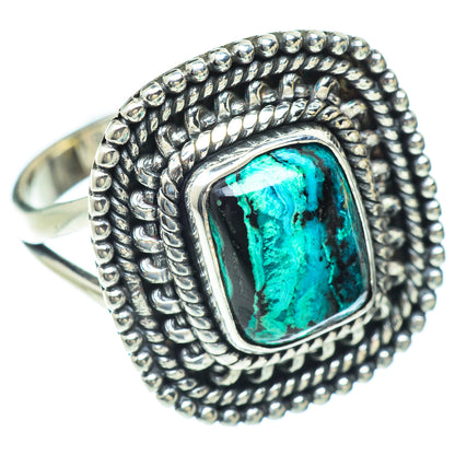 Chrysocolla Rings handcrafted by Ana Silver Co - RING56711