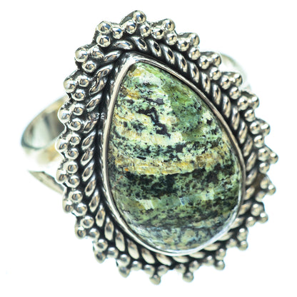 Lizard Jasper Rings handcrafted by Ana Silver Co - RING56713
