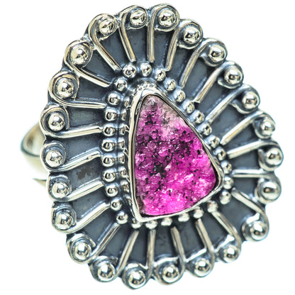 Cobalto Calcite Druzy Rings handcrafted by Ana Silver Co - RING56722