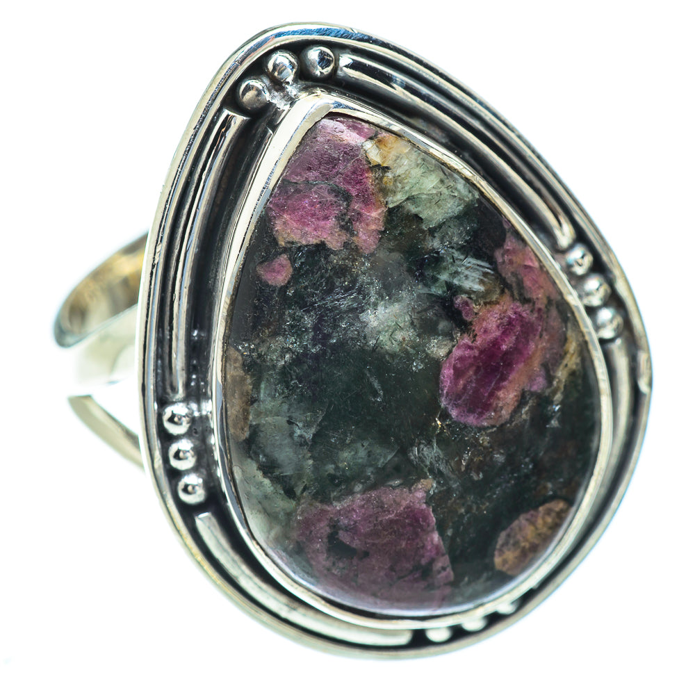 Russian Eudialyte Rings handcrafted by Ana Silver Co - RING56724