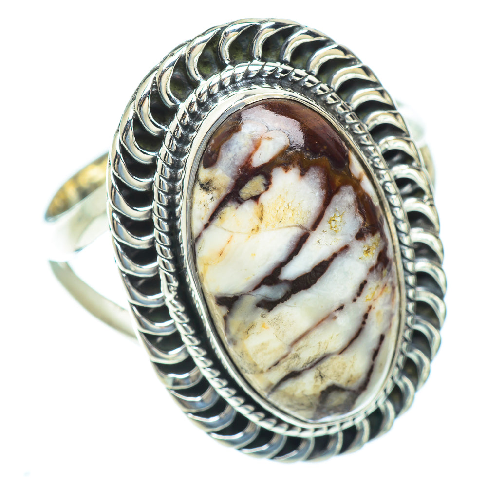 Peanut Wood Jasper Rings handcrafted by Ana Silver Co - RING56749