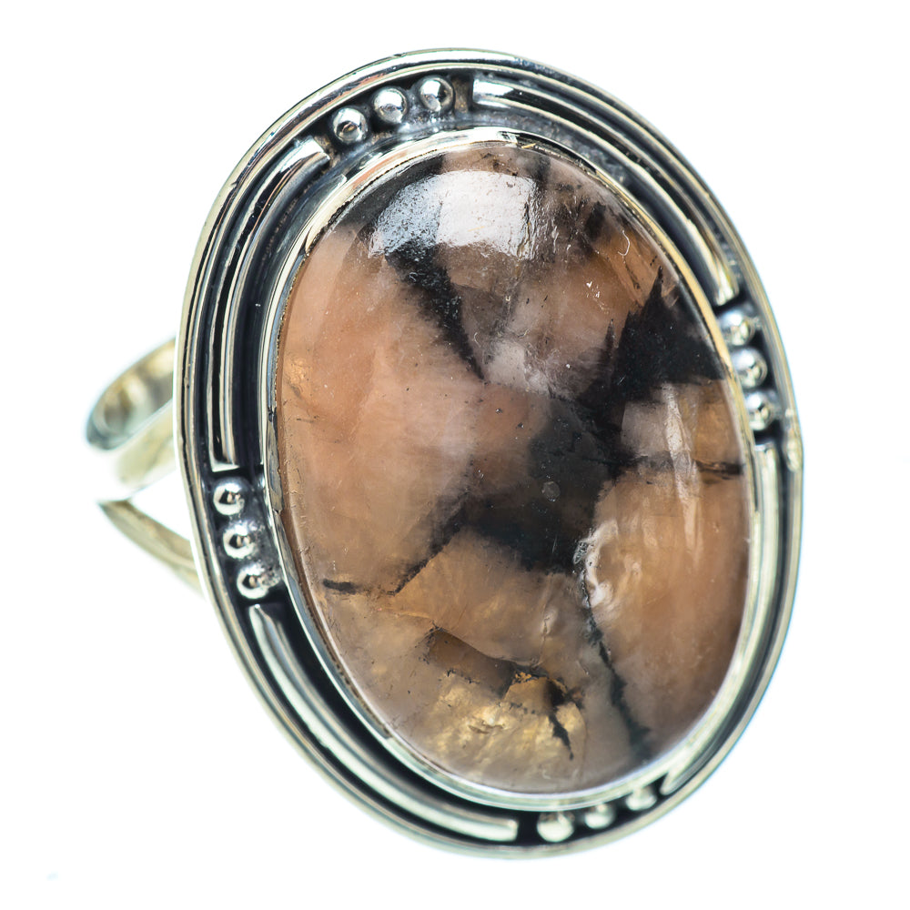 Chiastolite Rings handcrafted by Ana Silver Co - RING56750