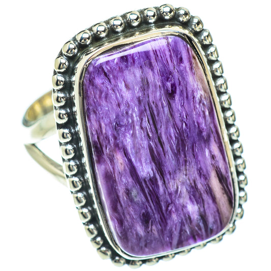 Charoite Rings handcrafted by Ana Silver Co - RING56759