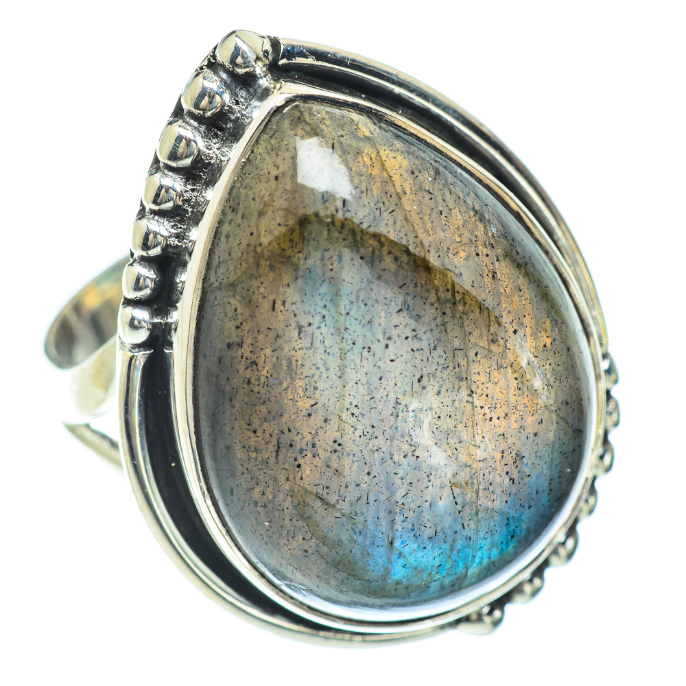 Labradorite Rings handcrafted by Ana Silver Co - RING56765