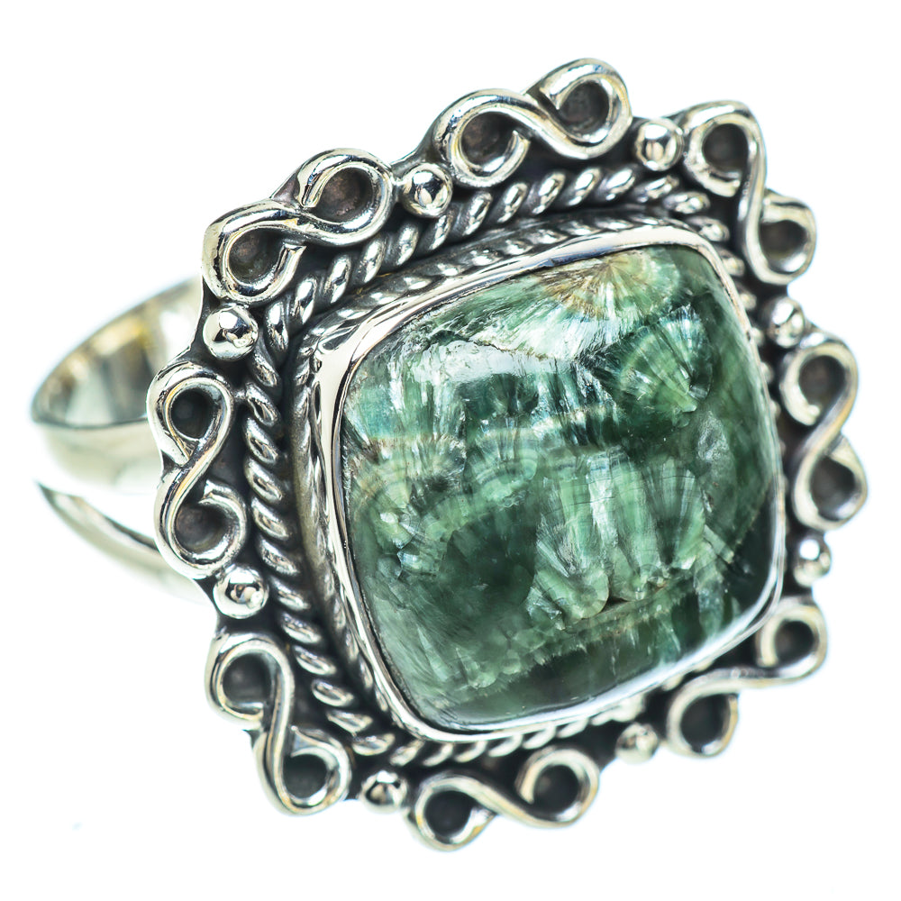 Seraphinite Rings handcrafted by Ana Silver Co - RING56771