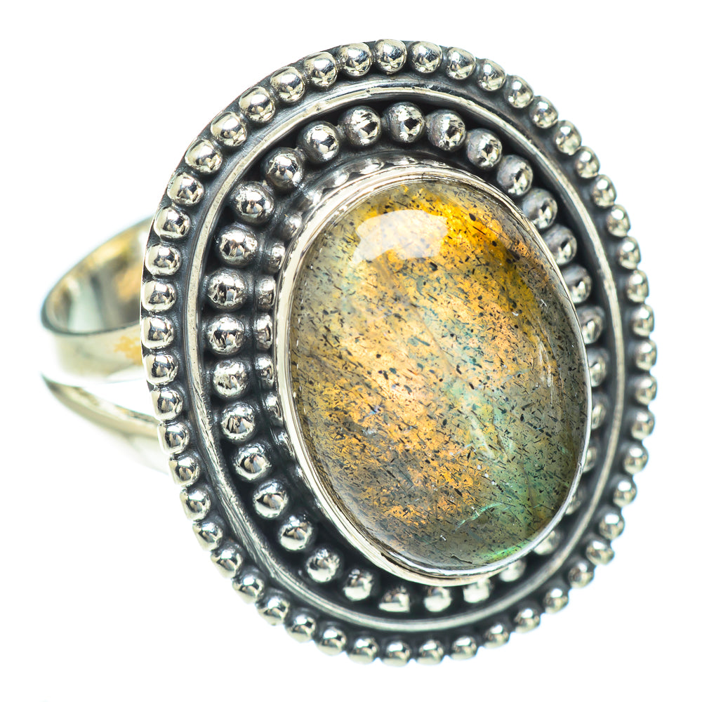 Labradorite Rings handcrafted by Ana Silver Co - RING56774
