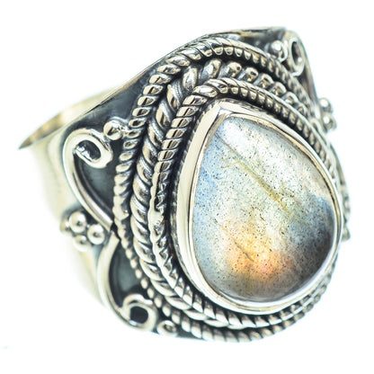 Labradorite Rings handcrafted by Ana Silver Co - RING56778