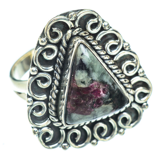 Russian Eudialyte Rings handcrafted by Ana Silver Co - RING56784