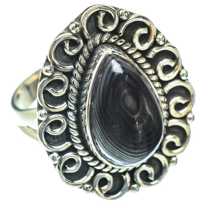 Psilomelane Rings handcrafted by Ana Silver Co - RING56788
