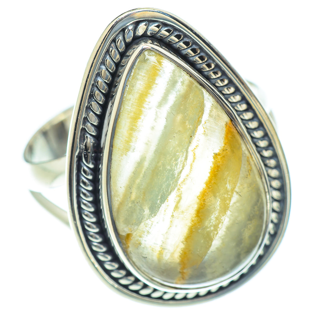Green Fluorite Rings handcrafted by Ana Silver Co - RING56795