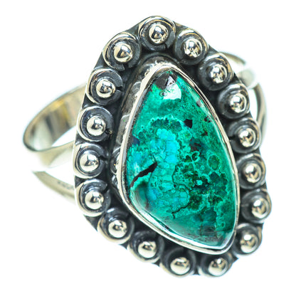 Chrysocolla Rings handcrafted by Ana Silver Co - RING56799