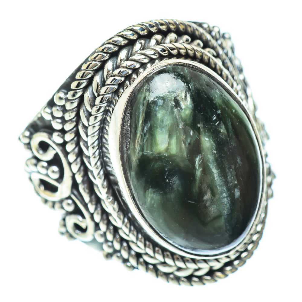 Seraphinite Rings handcrafted by Ana Silver Co - RING56801