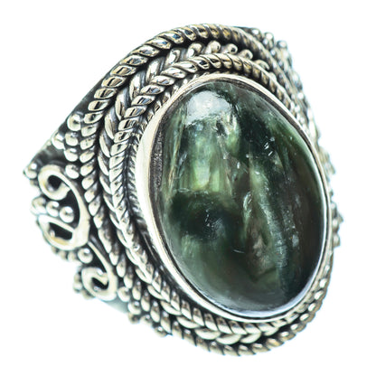 Seraphinite Rings handcrafted by Ana Silver Co - RING56801