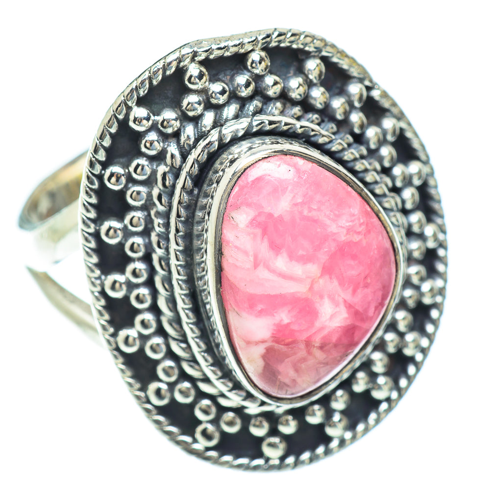 Rhodochrosite Rings handcrafted by Ana Silver Co - RING56808 - Photo 2