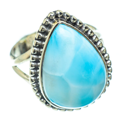 Larimar Rings handcrafted by Ana Silver Co - RING56820
