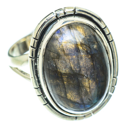 Labradorite Rings handcrafted by Ana Silver Co - RING56821
