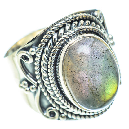 Labradorite Rings handcrafted by Ana Silver Co - RING56829