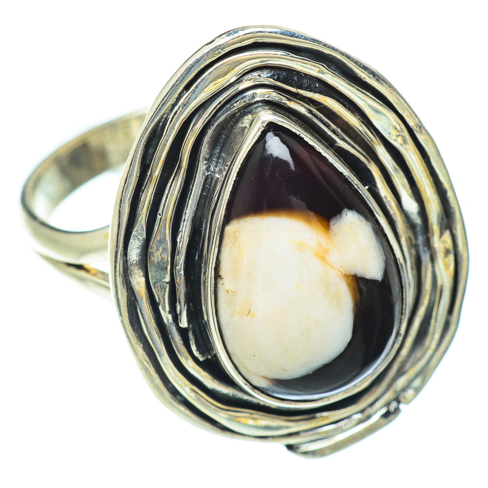 Peanut Wood Jasper Rings handcrafted by Ana Silver Co - RING56831