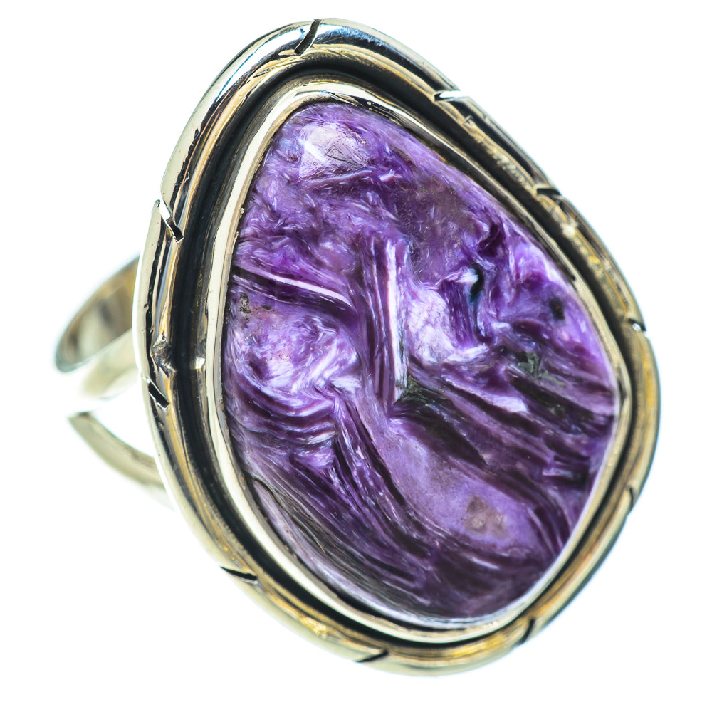 Charoite Rings handcrafted by Ana Silver Co - RING56841