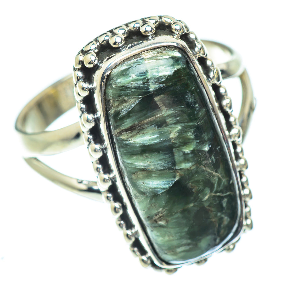 Seraphinite Rings handcrafted by Ana Silver Co - RING56859