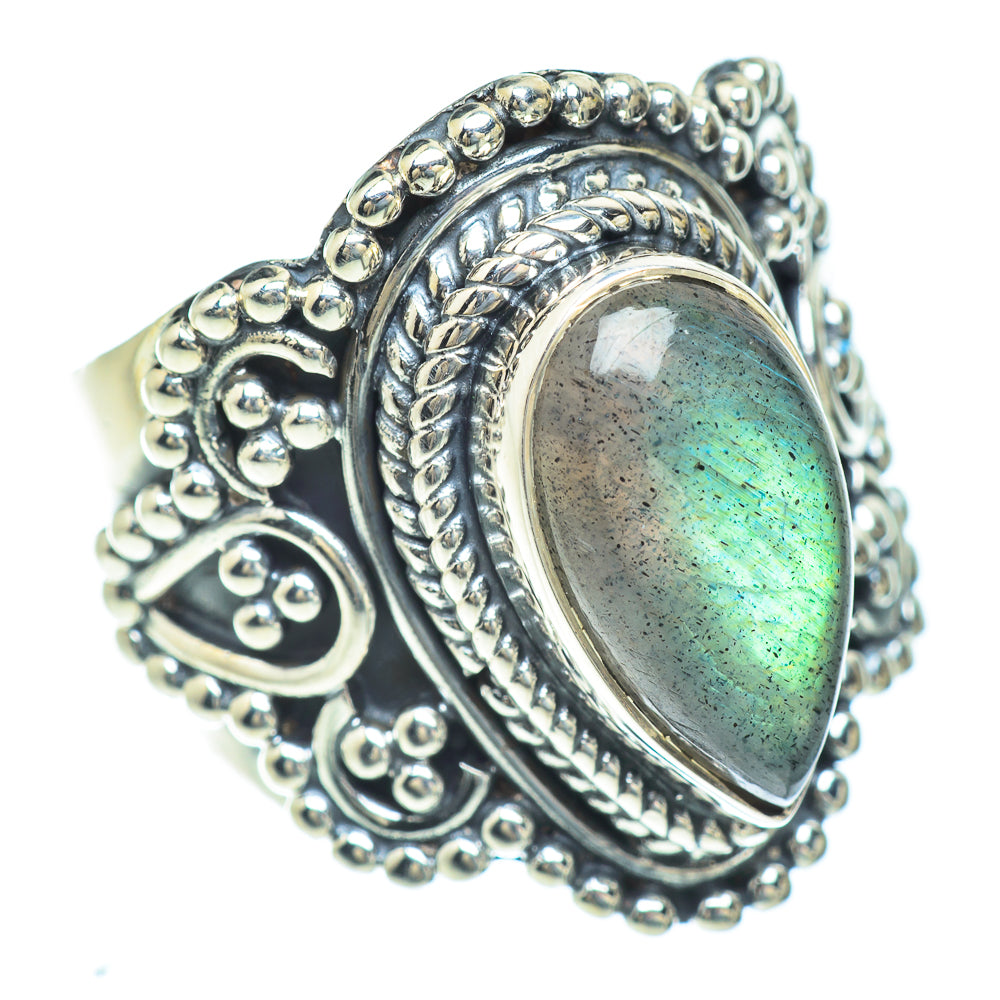 Labradorite Rings handcrafted by Ana Silver Co - RING56860