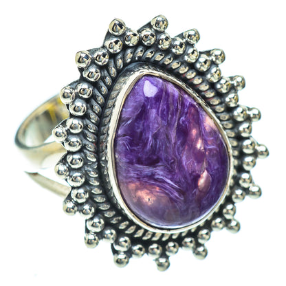 Charoite Rings handcrafted by Ana Silver Co - RING56868