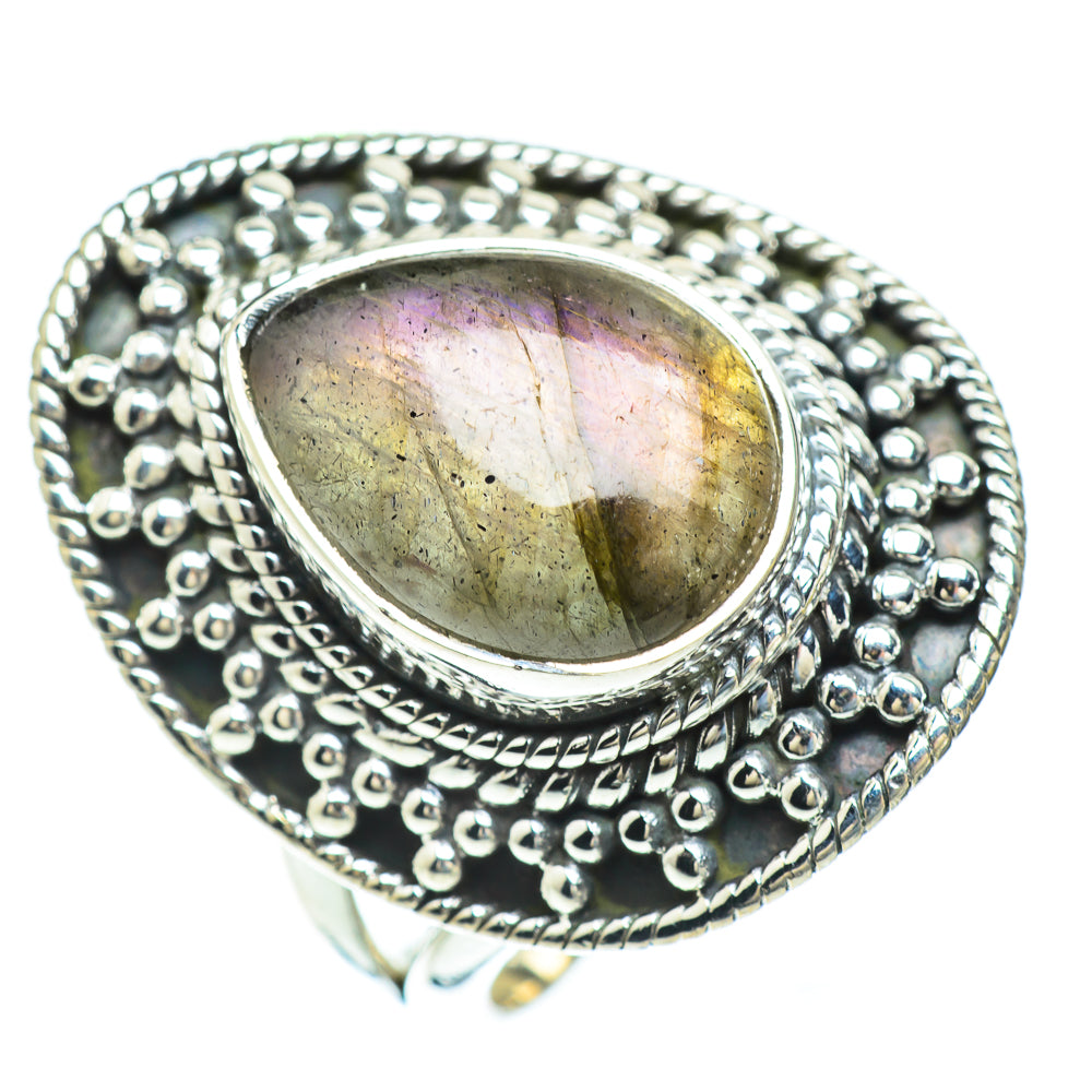 Labradorite Rings handcrafted by Ana Silver Co - RING56869