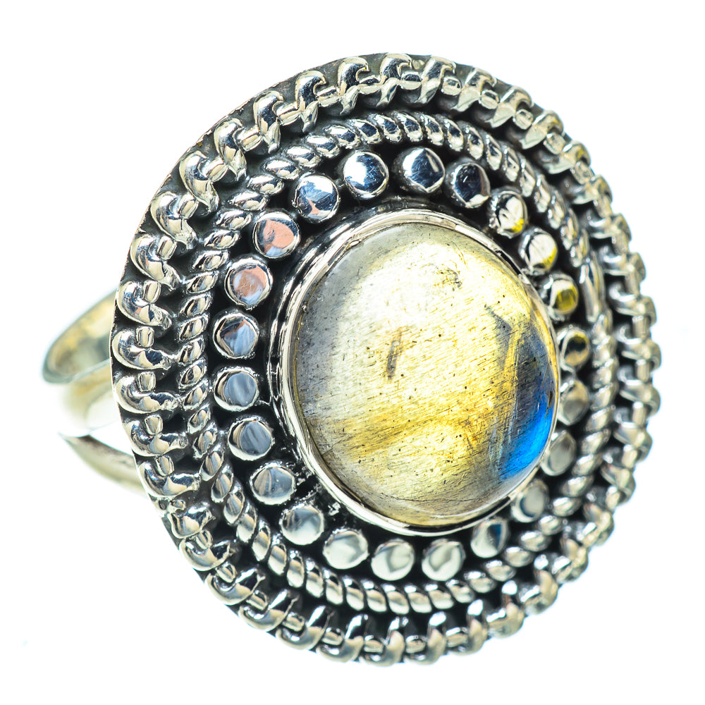 Labradorite Rings handcrafted by Ana Silver Co - RING56878