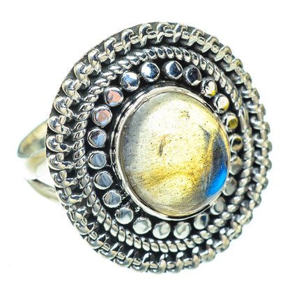 Labradorite Rings handcrafted by Ana Silver Co - RING56878