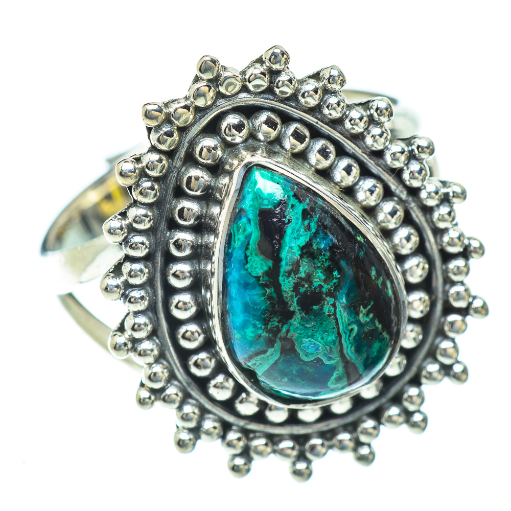 Tibetan Turquoise Rings handcrafted by Ana Silver Co - RING56880