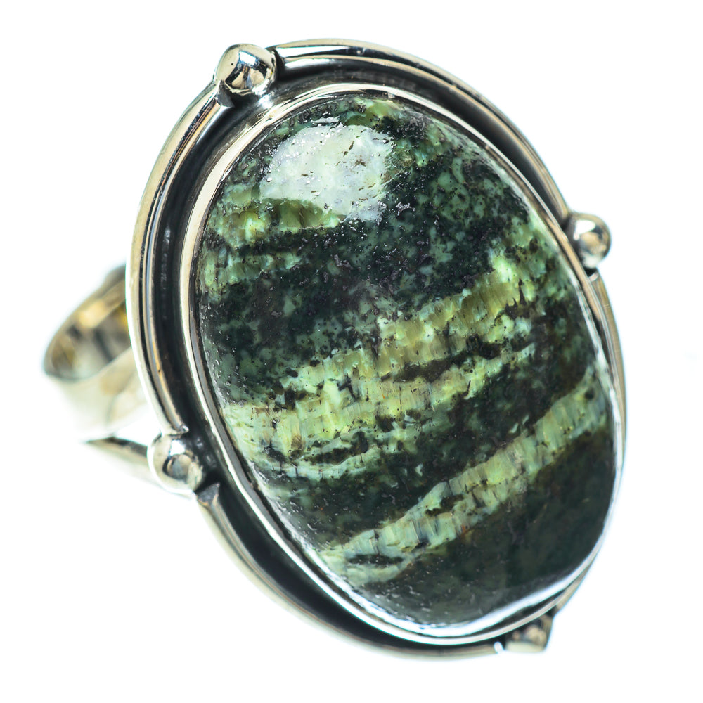 Lizard Jasper Rings handcrafted by Ana Silver Co - RING56882