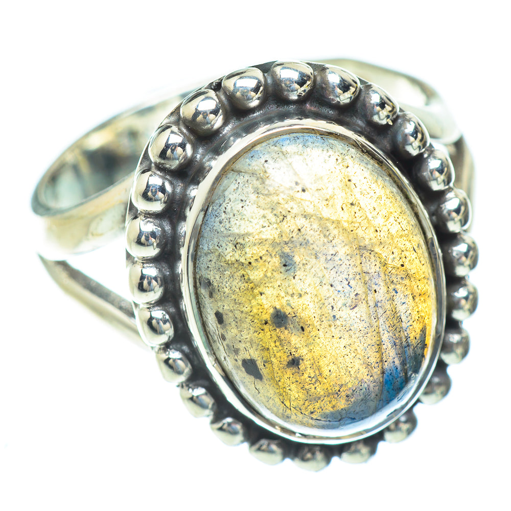 Labradorite Rings handcrafted by Ana Silver Co - RING56893