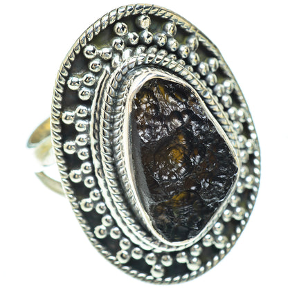 Tektite Rings handcrafted by Ana Silver Co - RING56938