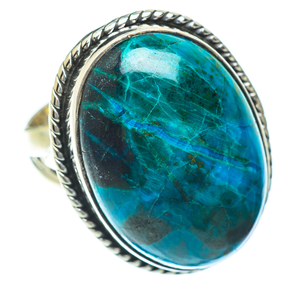 Chrysocolla Rings handcrafted by Ana Silver Co - RING56943