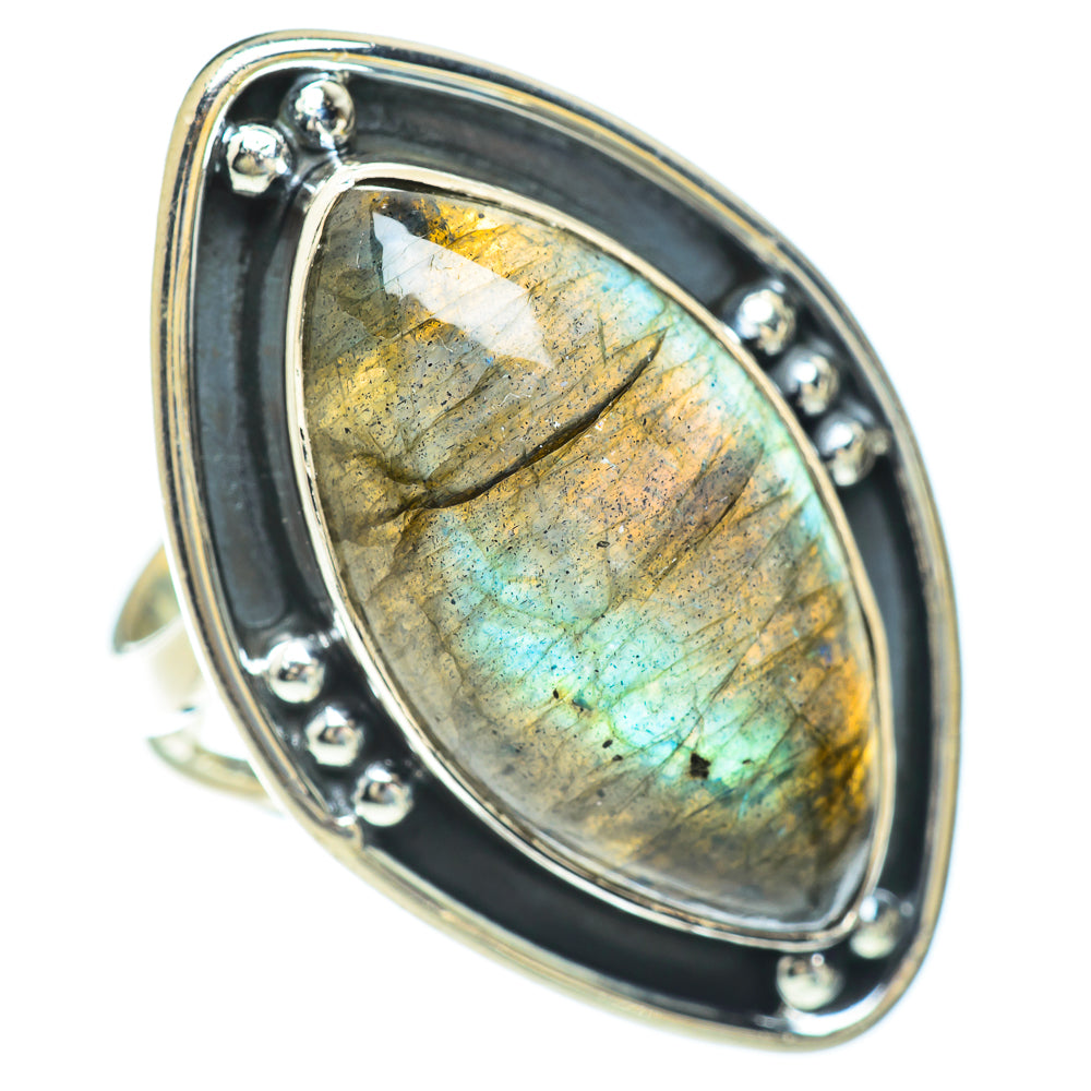 Labradorite Rings handcrafted by Ana Silver Co - RING56946