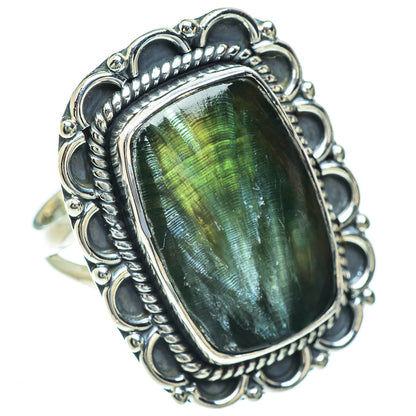 Seraphinite Rings handcrafted by Ana Silver Co - RING56950