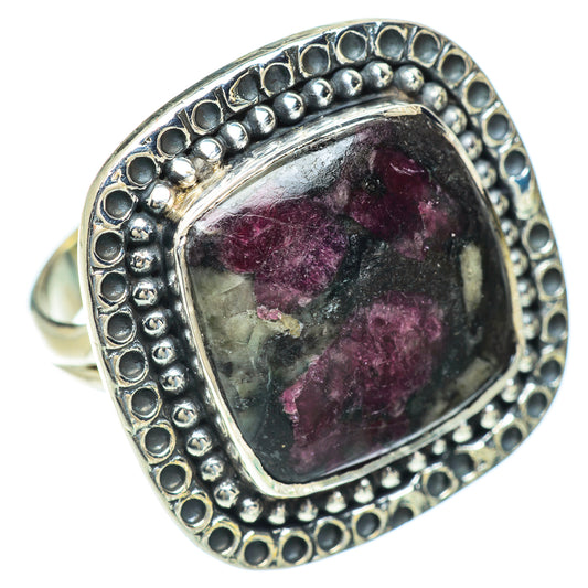 Russian Eudialyte Rings handcrafted by Ana Silver Co - RING56962