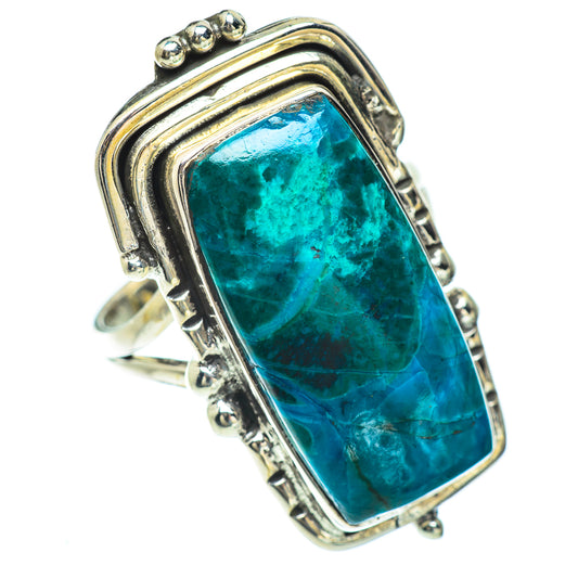 Chrysocolla Rings handcrafted by Ana Silver Co - RING56968